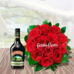 Bouquet de Rosas y Baileys